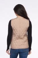 Plus Size Microfibre Gilet DB703 Beige