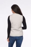 Plus Size Stone Microfibre Gilet DB701