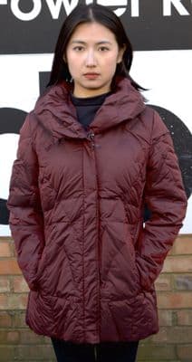 Women's 80% Down Padded 7/8 Length Coat – DB3140