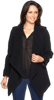 Women's Cashmere & Wool Waterfall Drape Coat K9099C