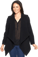 Women's Cashmere & Wool Waterfall Drape Coat K9099C