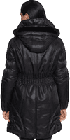 Women's Faux Fur Trim Hooded Winter Coat DB428
