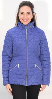 Women's Luxury Diamond Stitch Quilted Jacket – DB9008