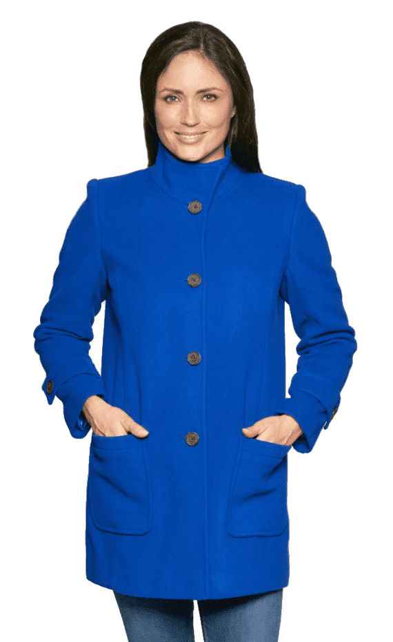 Womens 10% Cashmere & Wool Coat K127C