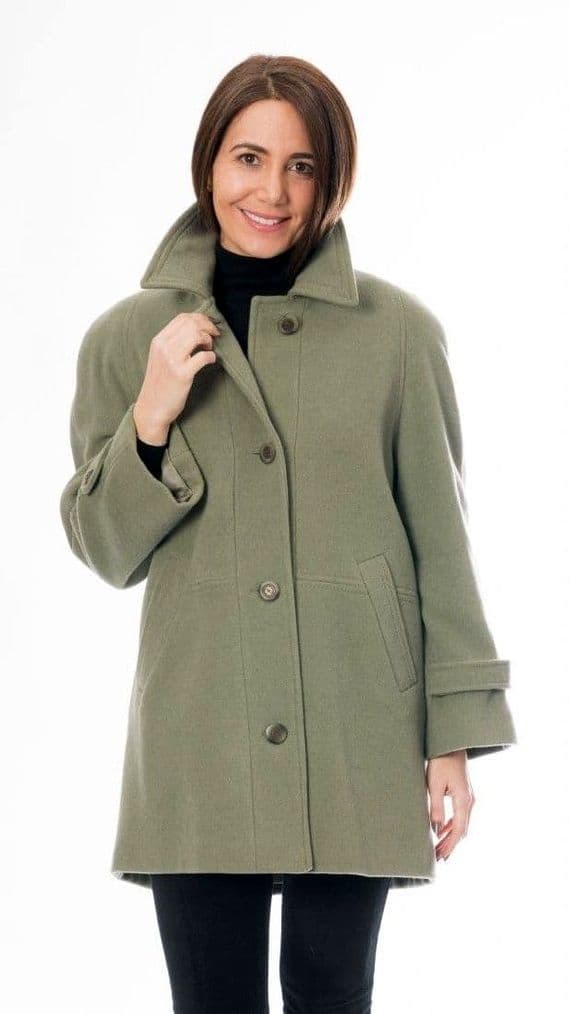 Womens Classic Lady Wool Sage Green Jacket K650