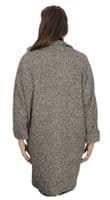 Womens Cocoon Such Tweed Fashion Coat K1441