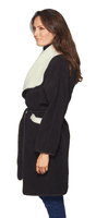 Womens Faux Wool Blanket Coat K1446
