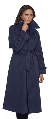Womens Generous Fit Classic Luxury Trench Coat db3007