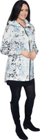 Womens  Lightweight Travel Jacket Turquoise Print db3127