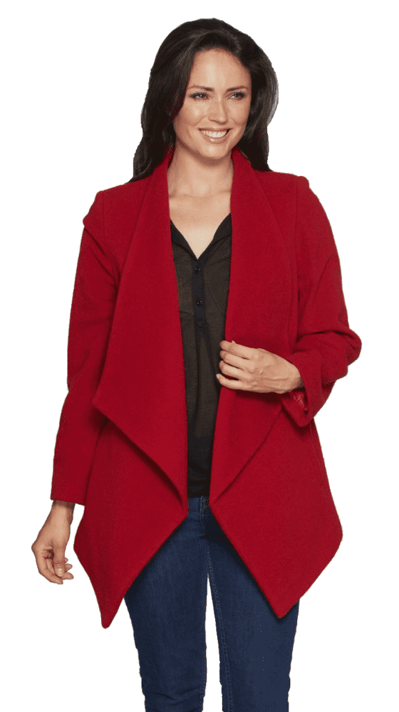 Draped 2025 wool coat