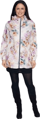 Womens Silky Lotus Print Lightweight Travel Jacket db3127