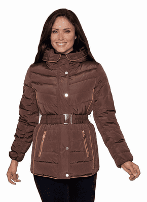 Womens Stunning Faux Down Warm Padded Jacket db630