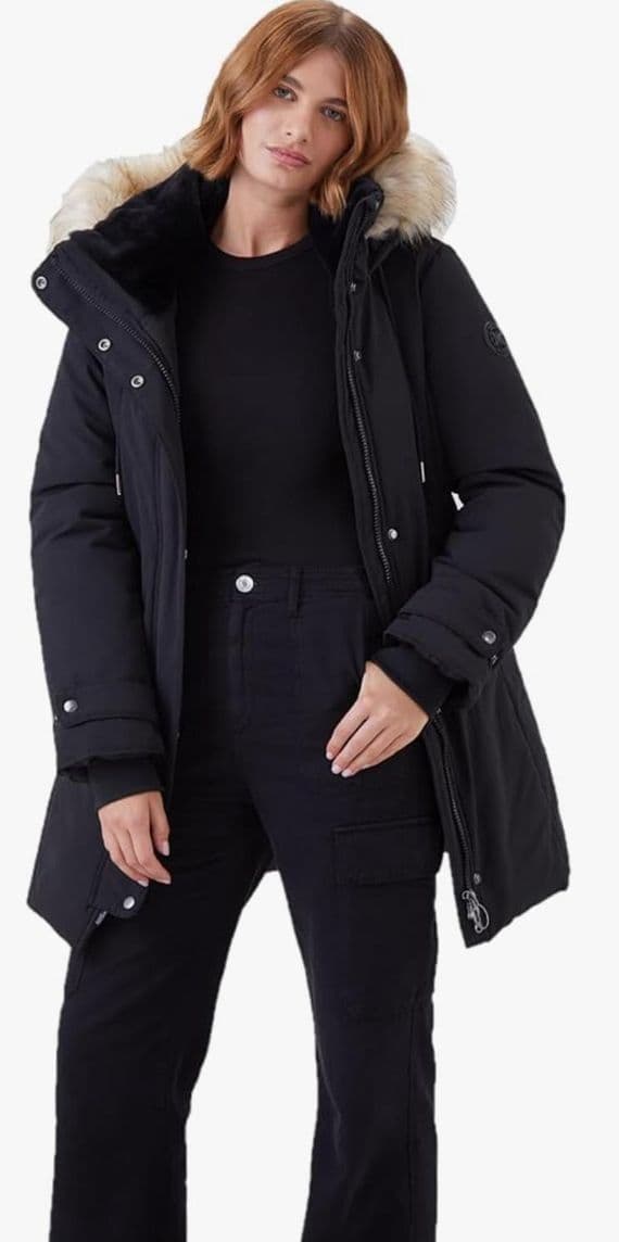 Womens Ultra Thick Hooded Padded Coat db7014