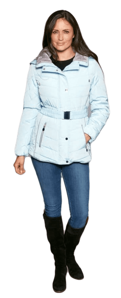 Blue Polyamide Jackets & Coat main image 0
