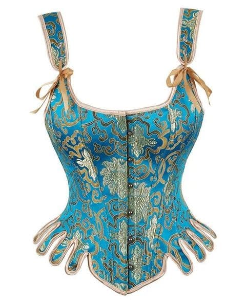 AE -  Jacquard Turquoise corset