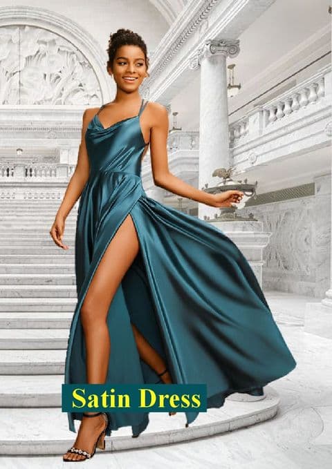 AE -Satin Jade dress
