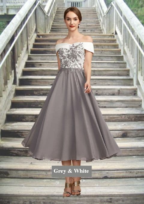 AE - Silver/Grey short dress