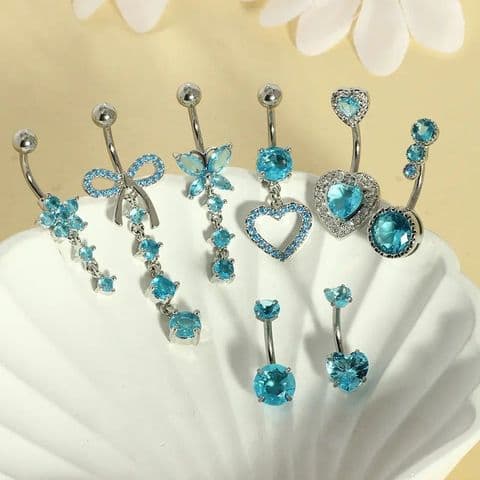 BandS - 8 different designs in Lake Blue - Belly Bars £14.99  each