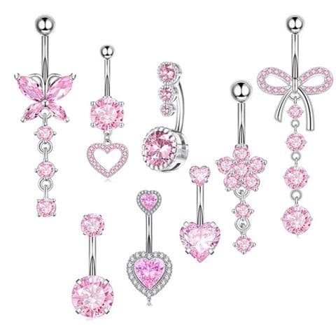 BandS - 8 different designs in Pink- Belly Bars £14.99 each