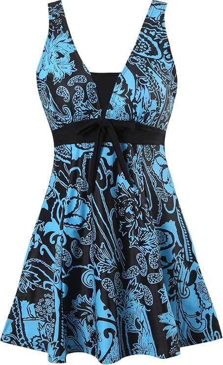 BandS - Black & Blue Swimdress
