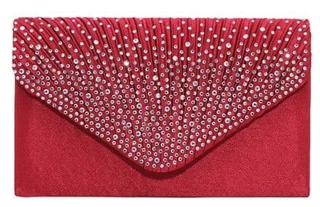 BandS - Bling Clutch Bag Red