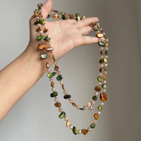 BandS - Bohemian Colourful Shell Necklace £14.99