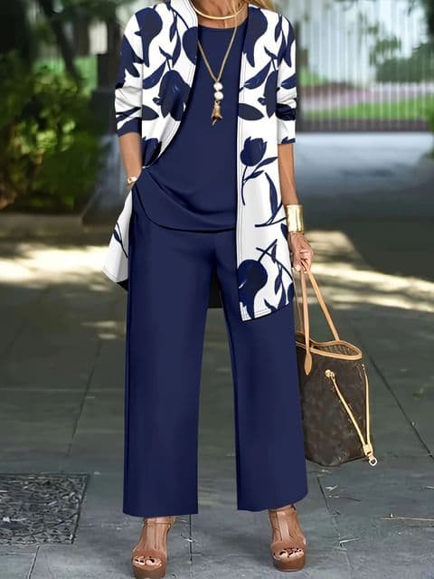 BandS - Casual Three-Piece Set Blue