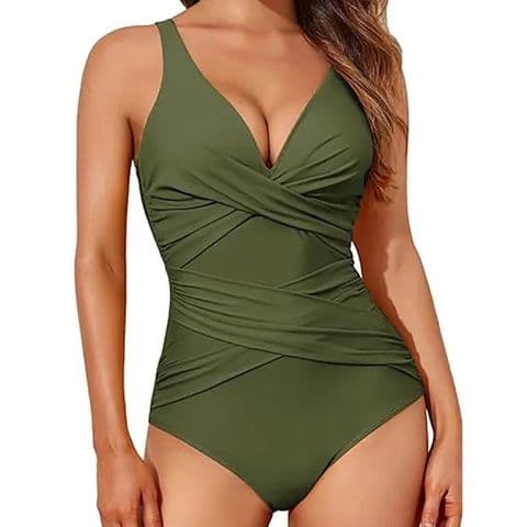 BandS - Criss Cross Olive Green