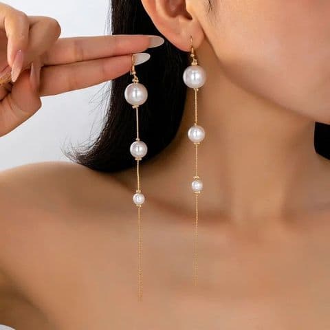BandS - Fashion Pearl Tassel Earrings £14.99