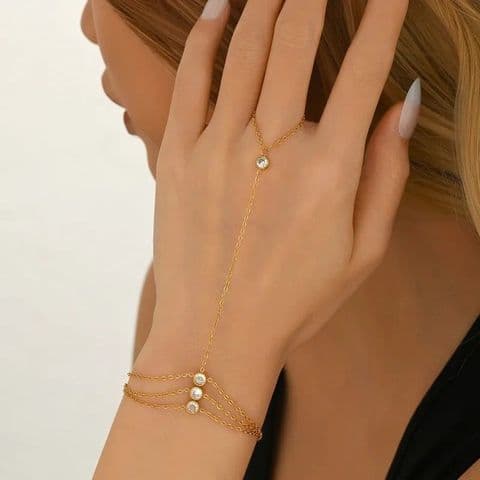 BandS - Handmade 3 Chain Slave Bracelet £14.99