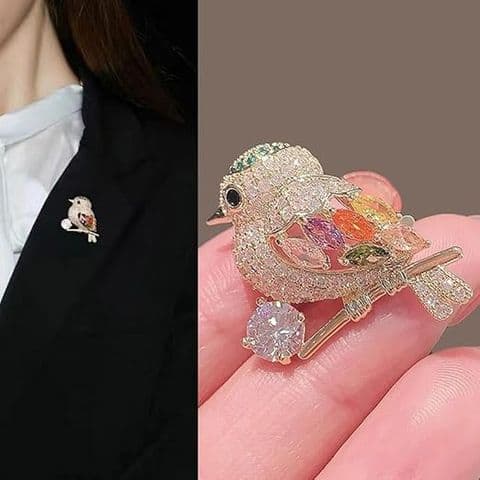 BandS - Little Bird with coloured Diamonte  £14.99