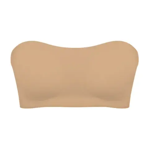 BandS - Low Back - Front Fastening - Seamless Push up Bra Nude Co;our