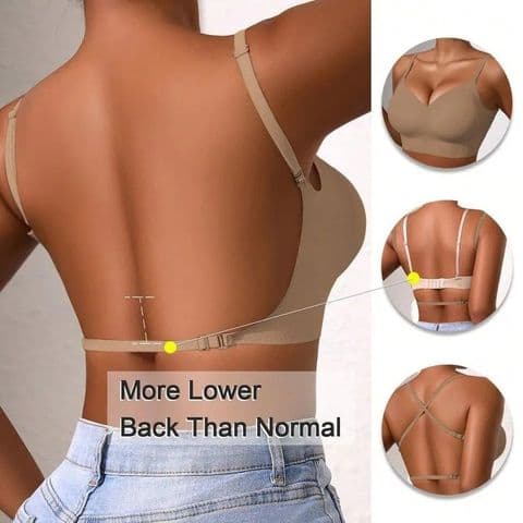 BandS - Low Back Seamless T.Shirt Bra Apricot