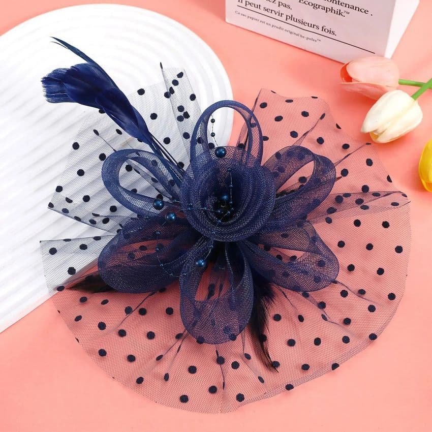 BandS - Navy Blue Facinator