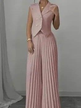 BandS - New Summer Casual Pant Co-ord Set Lotus Root