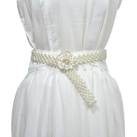BandS -Pearl Flower Stretch Belt £24.95