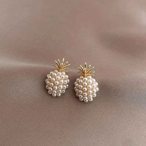 BandS - Pineapple & Diamonte earings £14.99