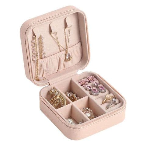 BandS - Pink Jewellery Box In PU Leather £14.99