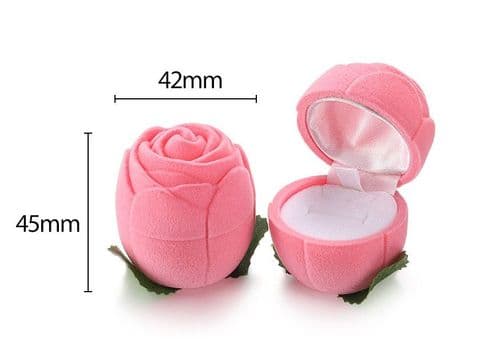 BandS - Pink Rose ring box £14.99