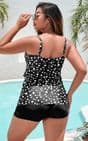 BandS - Polka Dot Black & White Tankini