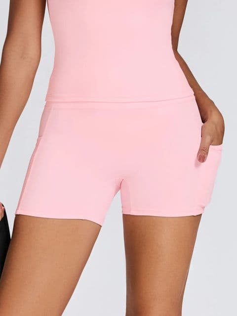 BandS - Quick Dry Yoga Shorts Pink