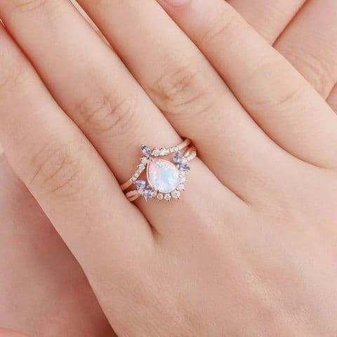 BandS - Rose Gold Bow Tie Ring £14.99