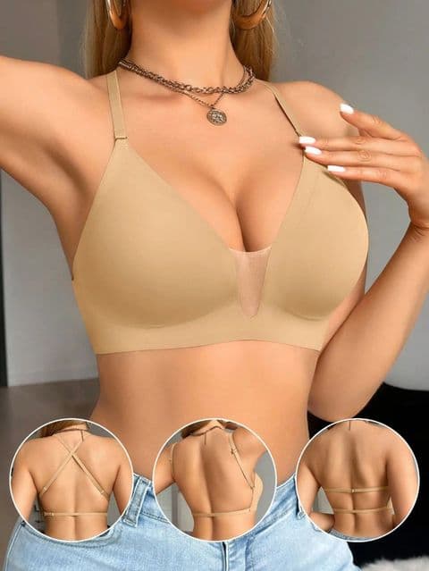 BandS - Seamless T.Shirt Backless Bra in Nude