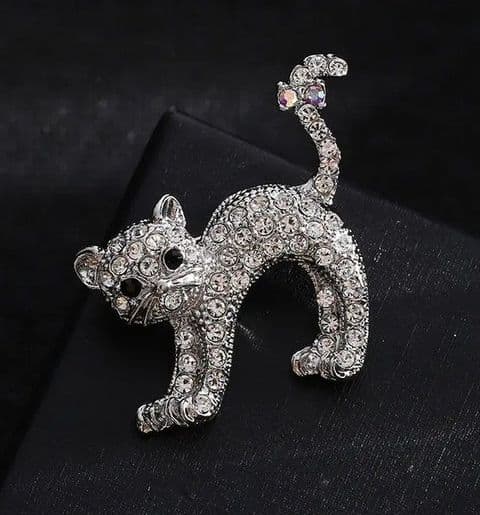 BandS - Sweet little Kitten Silver  £14.99