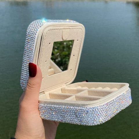 BandS - White Bling Jewellery Box £25.00