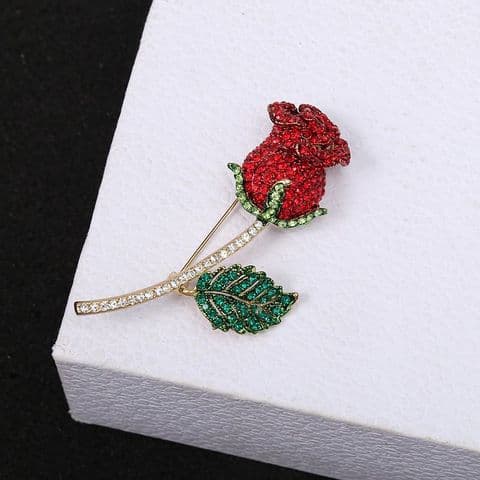 Diamonte Rose Broach £14.99