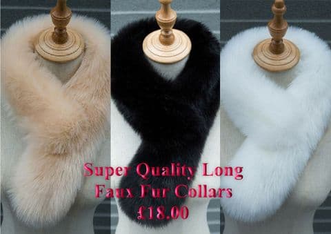 Faux Fur Collars Long