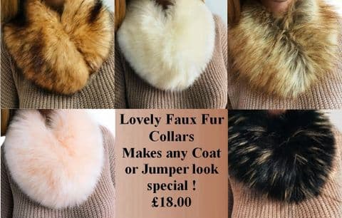 Faux Fur Collars round