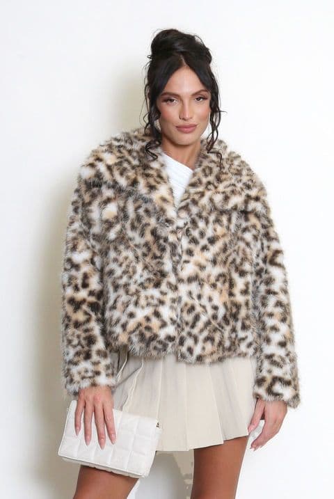 Faux fur Jacket Leopard