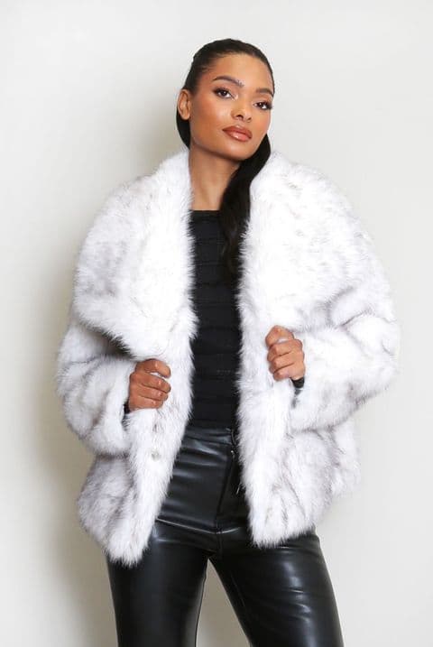 Faux fur Jacket White